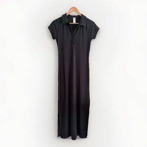 Aerie Offline Black Long Dress Small New